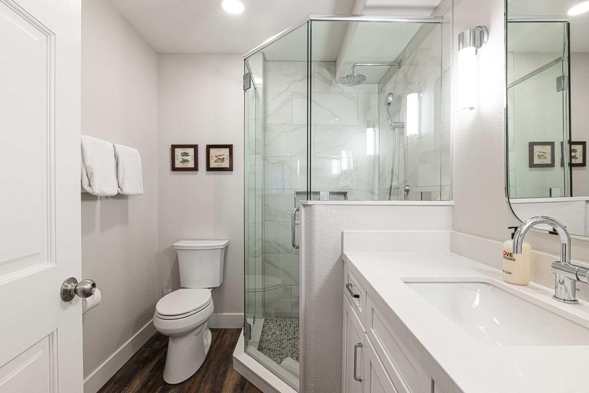 Bathroom 4 with Tiled Shower Enclosure