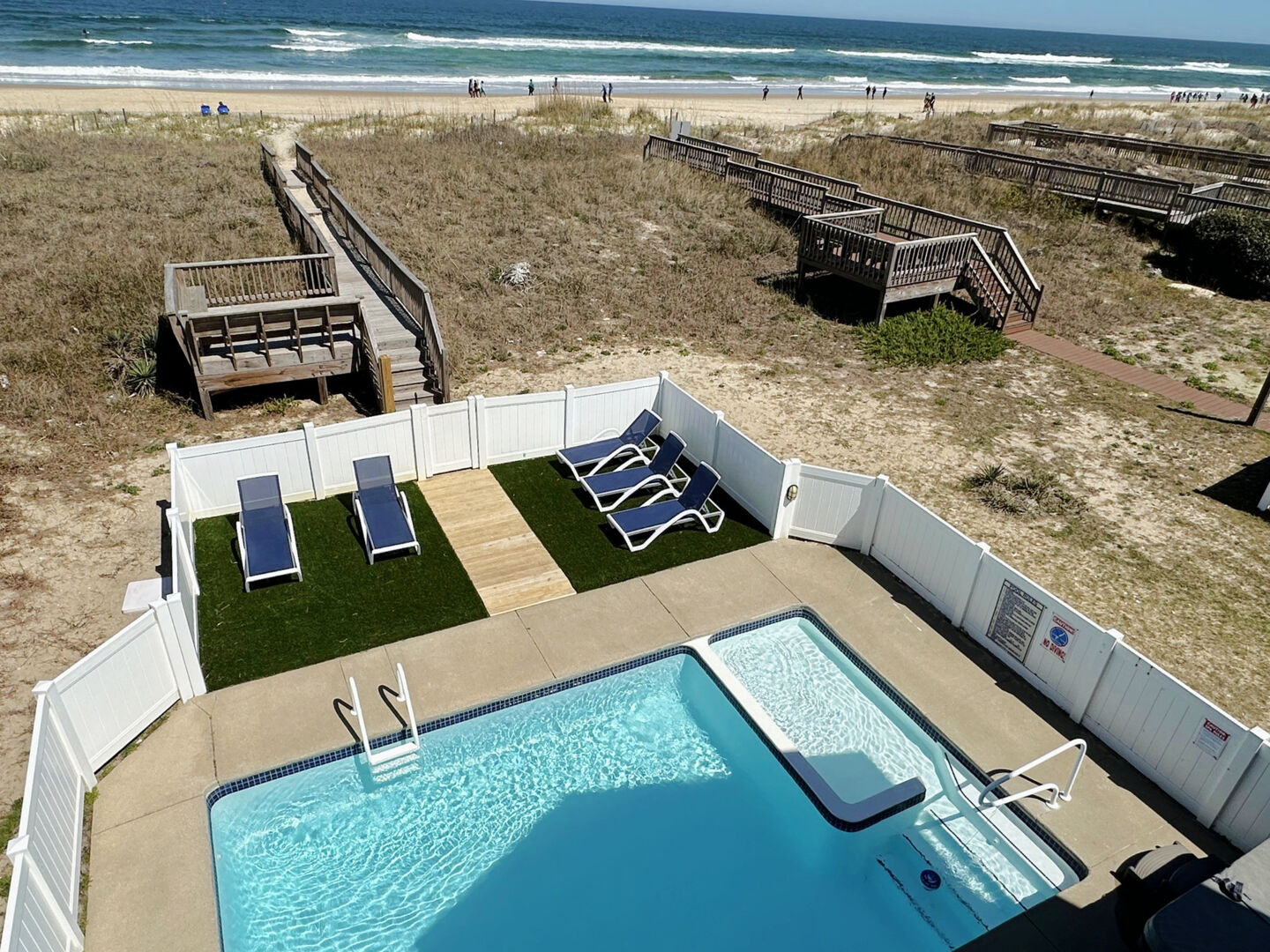 SNH101: Busy Being Fabulous l ML Deck & Pool View, Private Walkway to the Beach