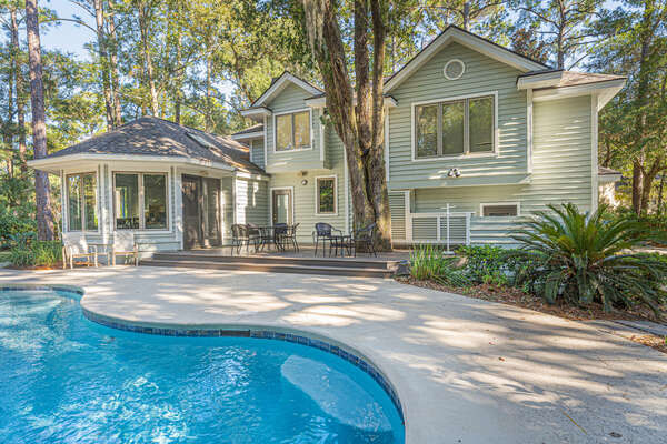 Beautiful backyard