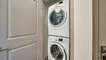 Full sized washing machine and dryer in unit!