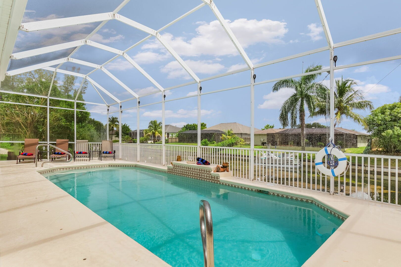 Heated pool vacation rental in Cape Coral, Florida