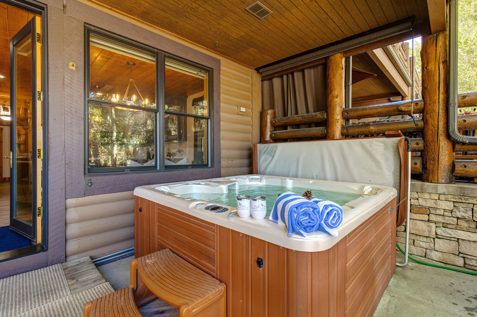 Large Deck with a Private Hot Tub