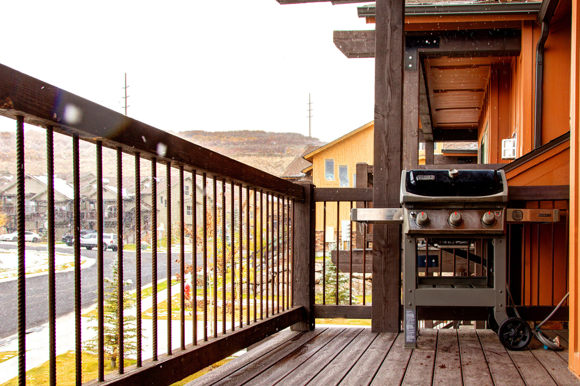 Main Level Balcony with a Natural Gas BBQ