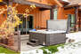 Main Level Patio with a Hot Tub