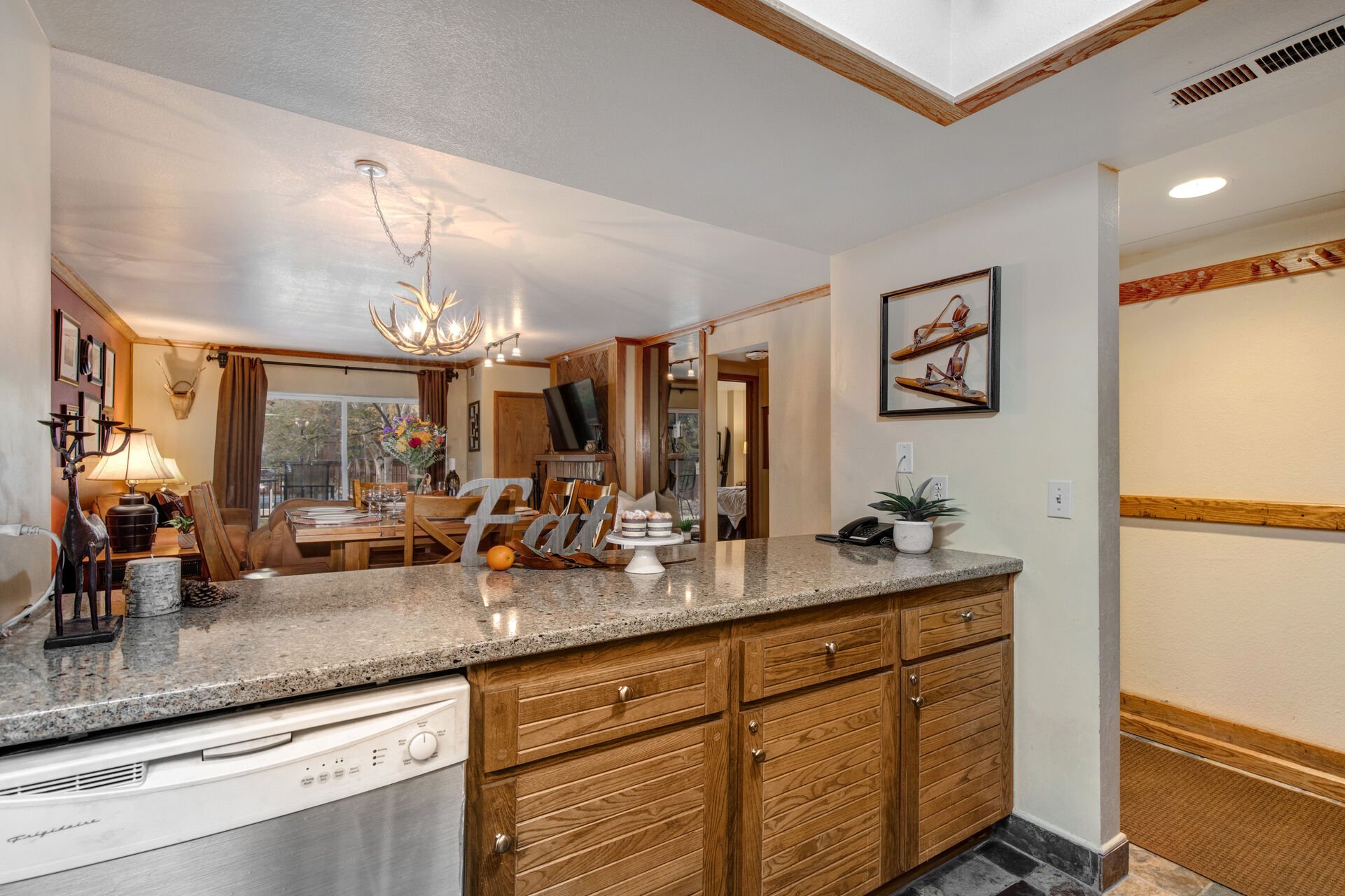 Fully Equipped Kitchen with ample counter space and stainless steel appliances