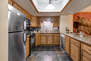 Fully Equipped Kitchen with ample counter space and stainless steel appliances