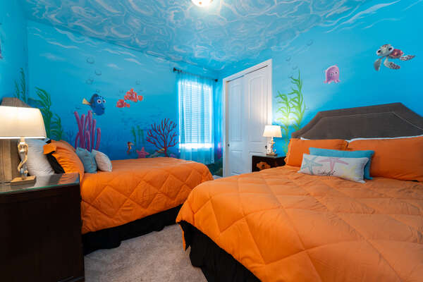 Undersea themed children's room
