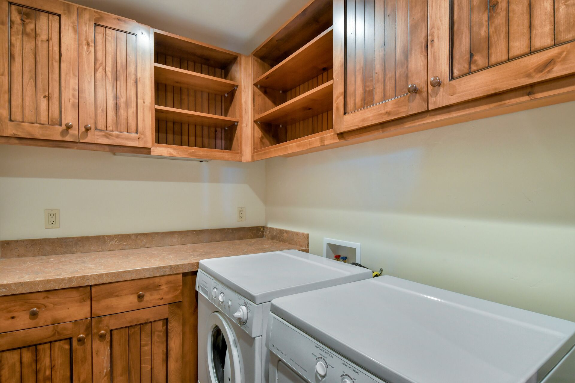 Laundry room to wash and hang clothes during stay. Supplies are complimentary.