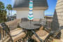 Enjoy ocean views from the large upstairs balcony