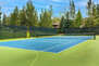 Clubhouse tennis courts