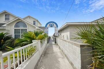 Beach access 60 is walking distance from this location!