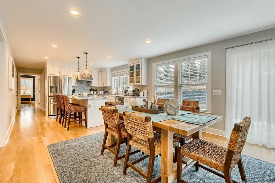 Dining room just off kitchen 129 Hardings Beach Rd Chatham-Cape Cod-New England Vacation Rentals