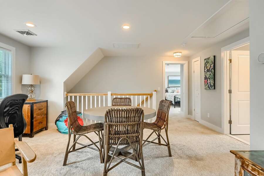 Upstairs loft game table and bathroom # 2 129 Hardings Beach Rd Chatham-Cape Cod-New England Vacation Rentals