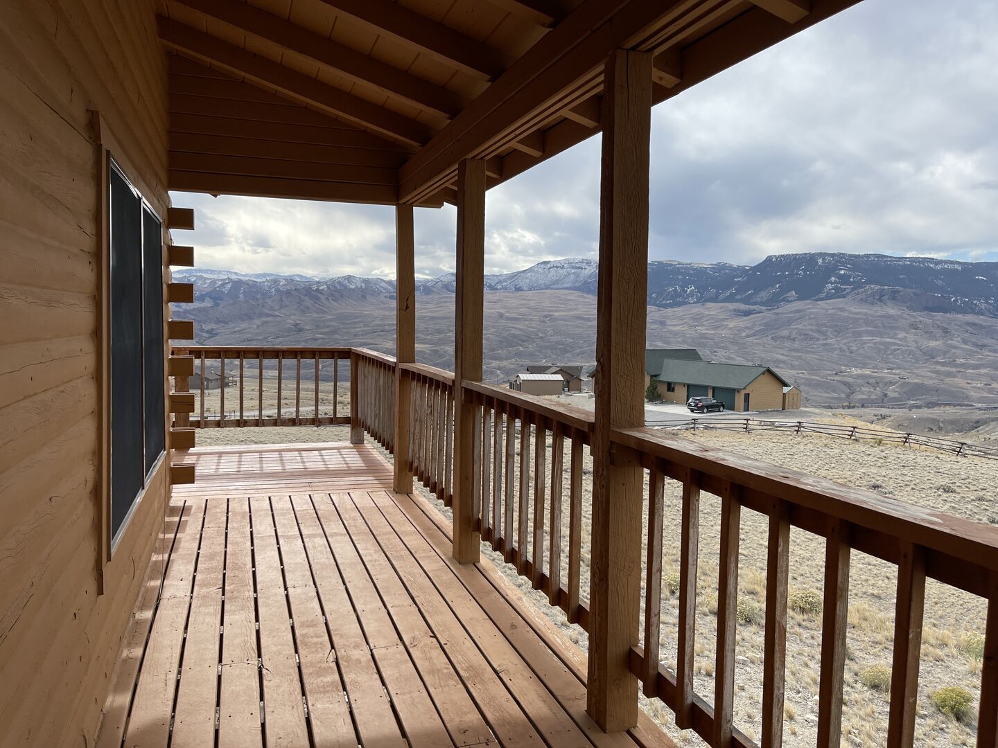 Wrap around porch with panoramic views