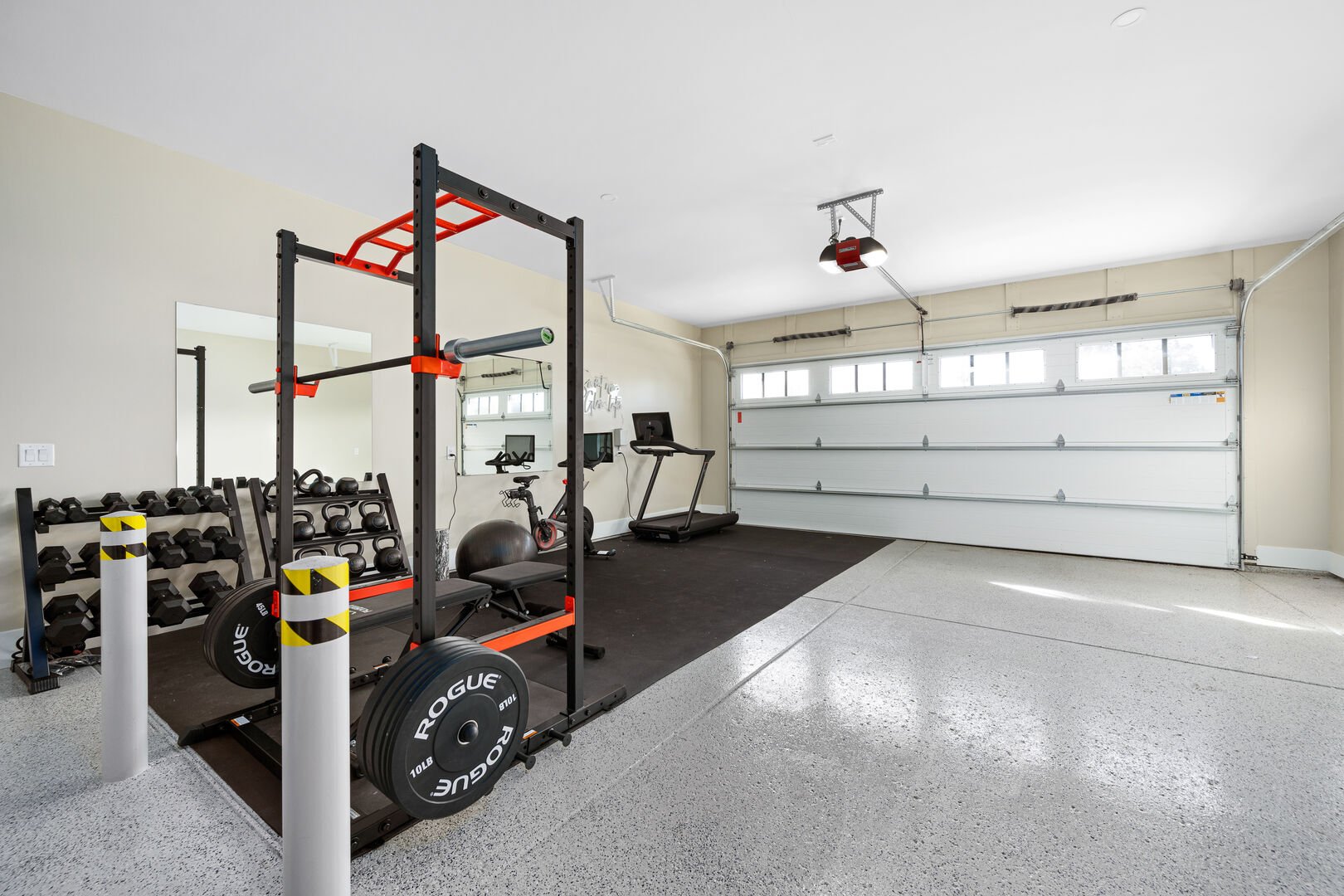 Exercise Area in Garage
