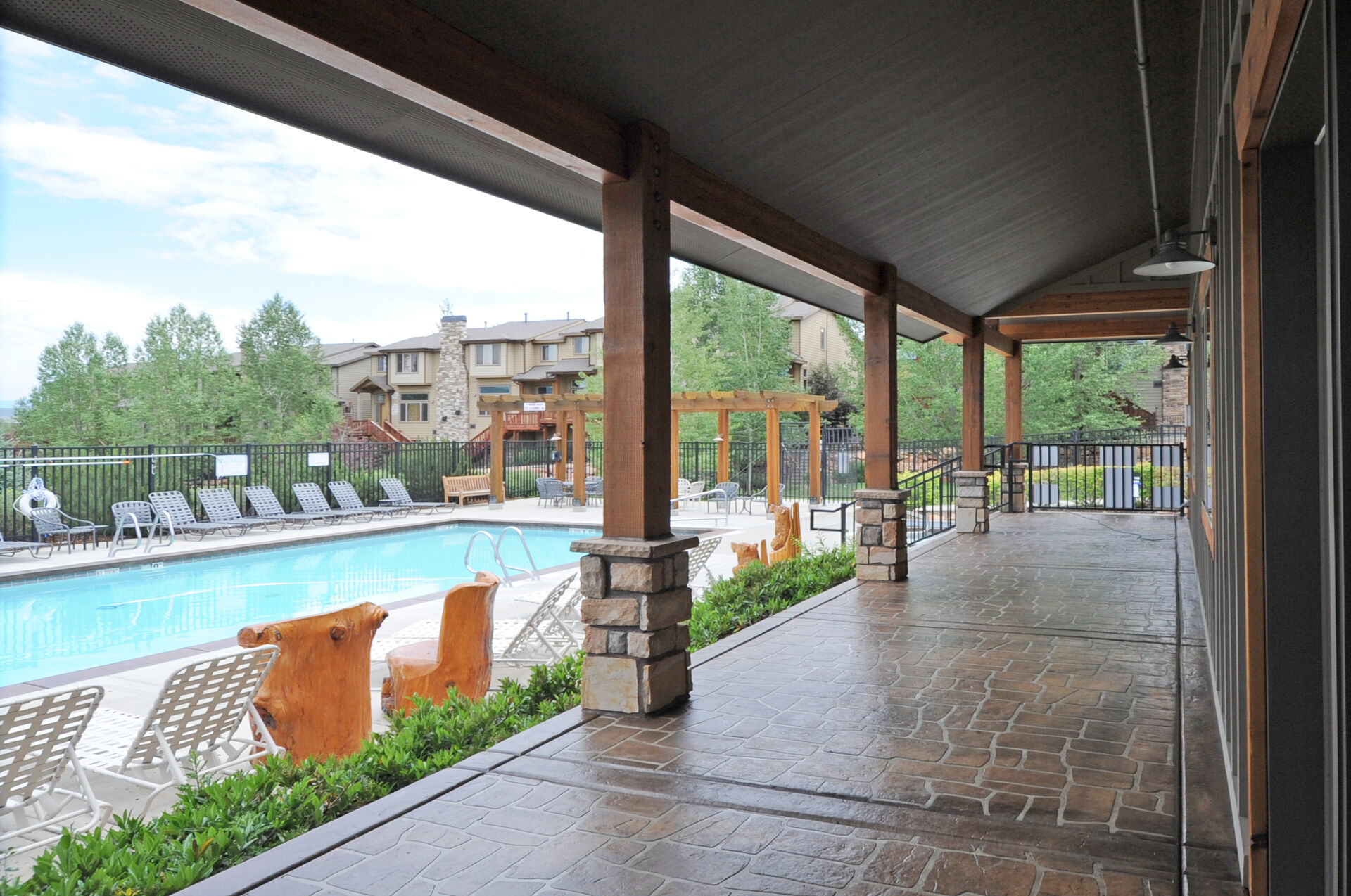 Clubhouse pool