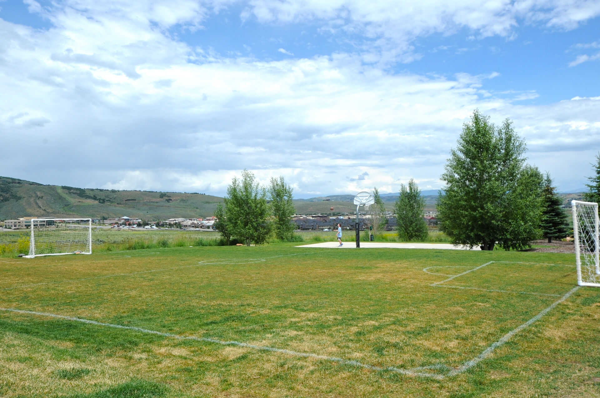Soccer fields for access in the Bear Hollow Community