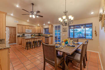 Spacious and open kitchen includes everyone in the fun.