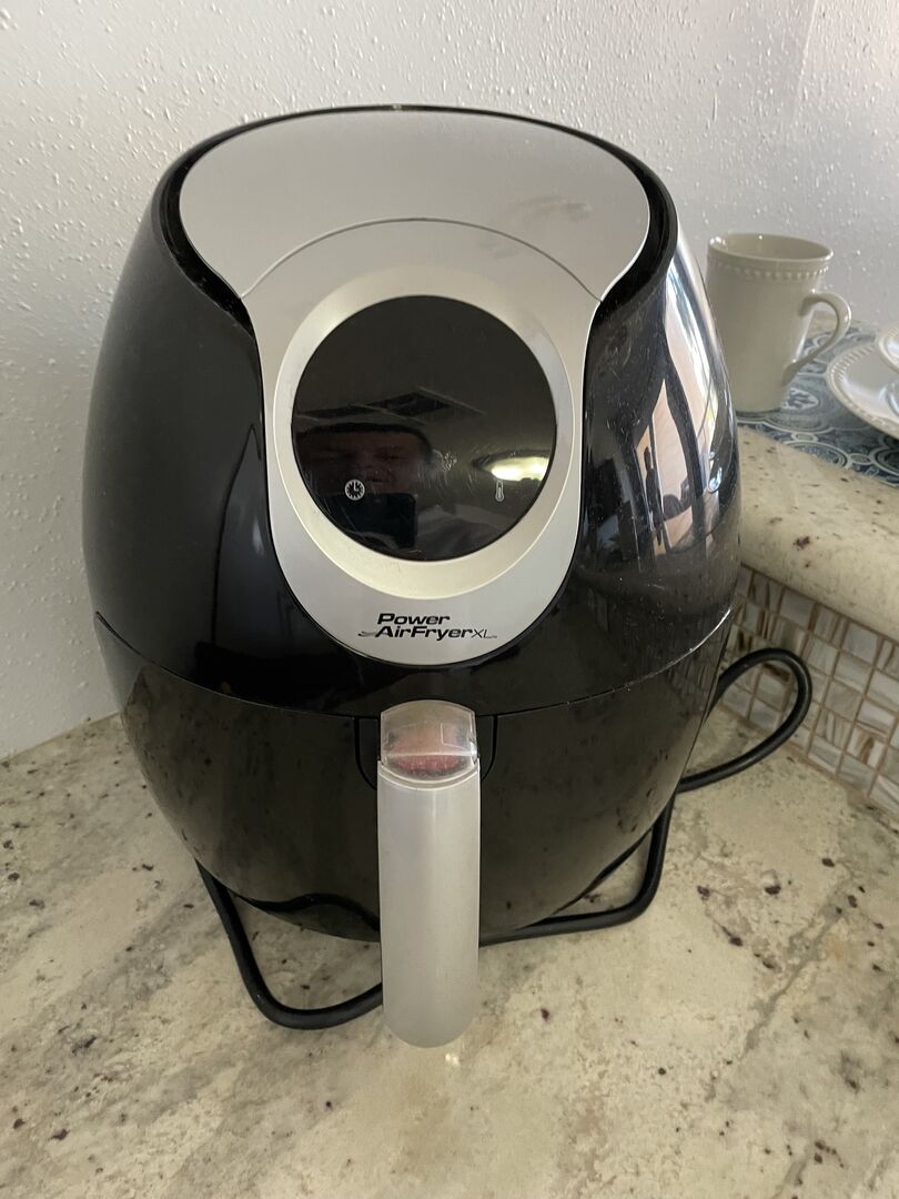 Air fryer in the unit.