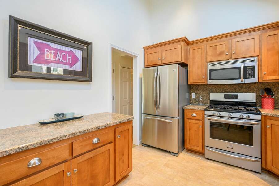 Kitchen with stainless appliances-7 Deer Run Rd-Harwich- Cape Cod