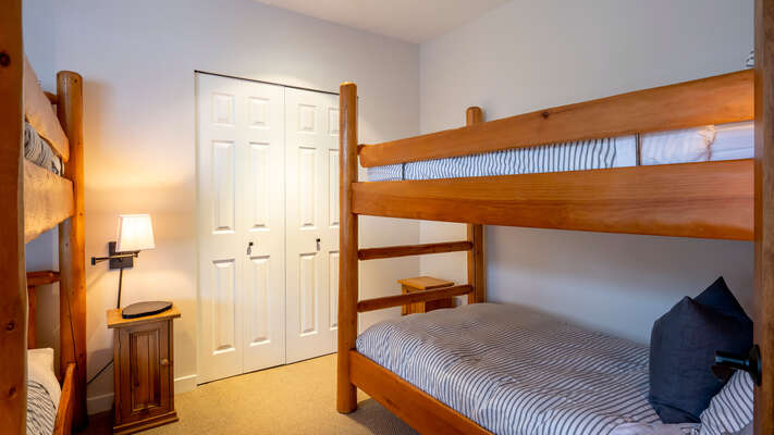 Upper Level  3rd Bedroom With Bunks (4 Singles)