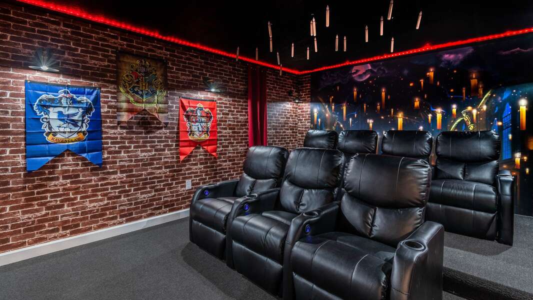 Theater Room Upstairs
Harry Potter Theme