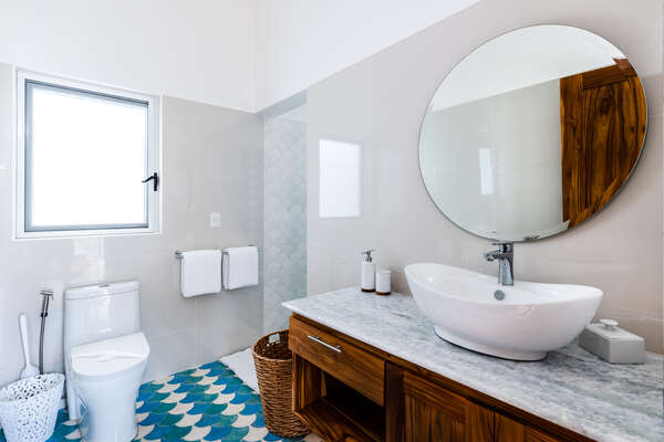 Shared bathroom for the third and fourth bedrooms - convenience and comfort in one.