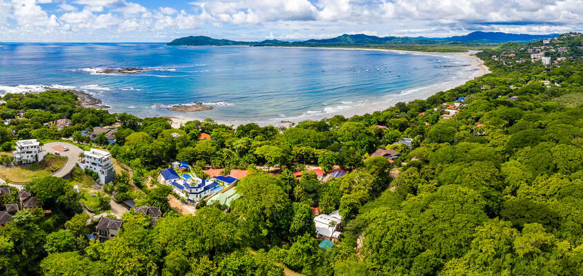 Your slice of paradise, just steps from Playa Langosta.