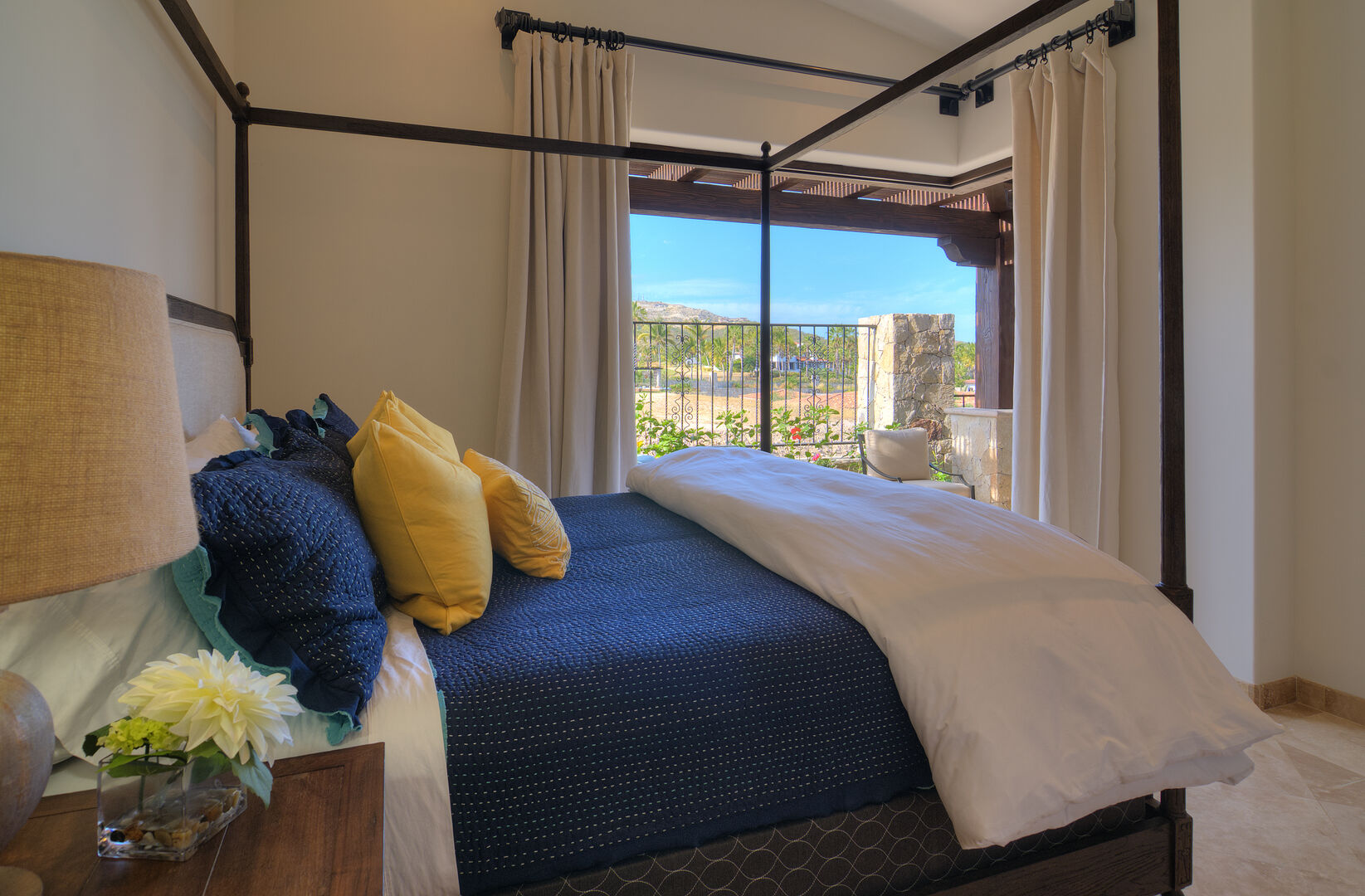 Casa Bella Villa Luxury Rental in Los Cabos Bed in Bedroom