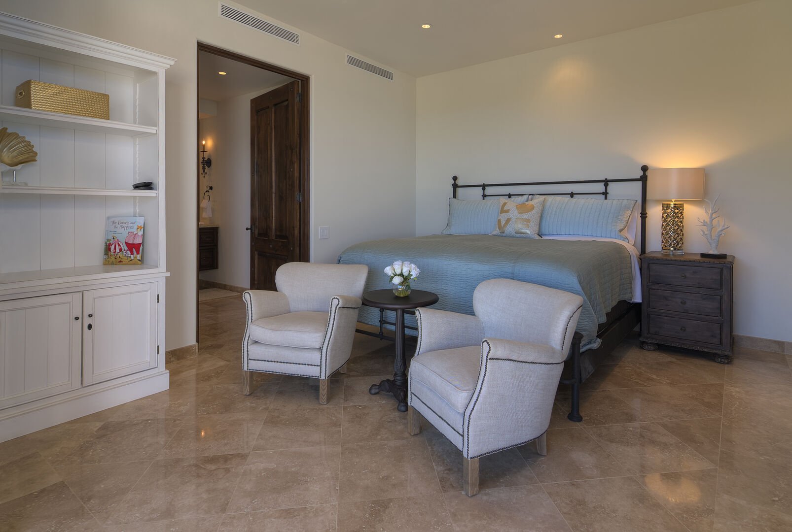 Bedroom at a Luxury Rental in Los Cabos, Casa Bella Villa