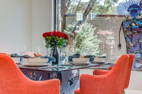 Dining Area with Cushion Chairs