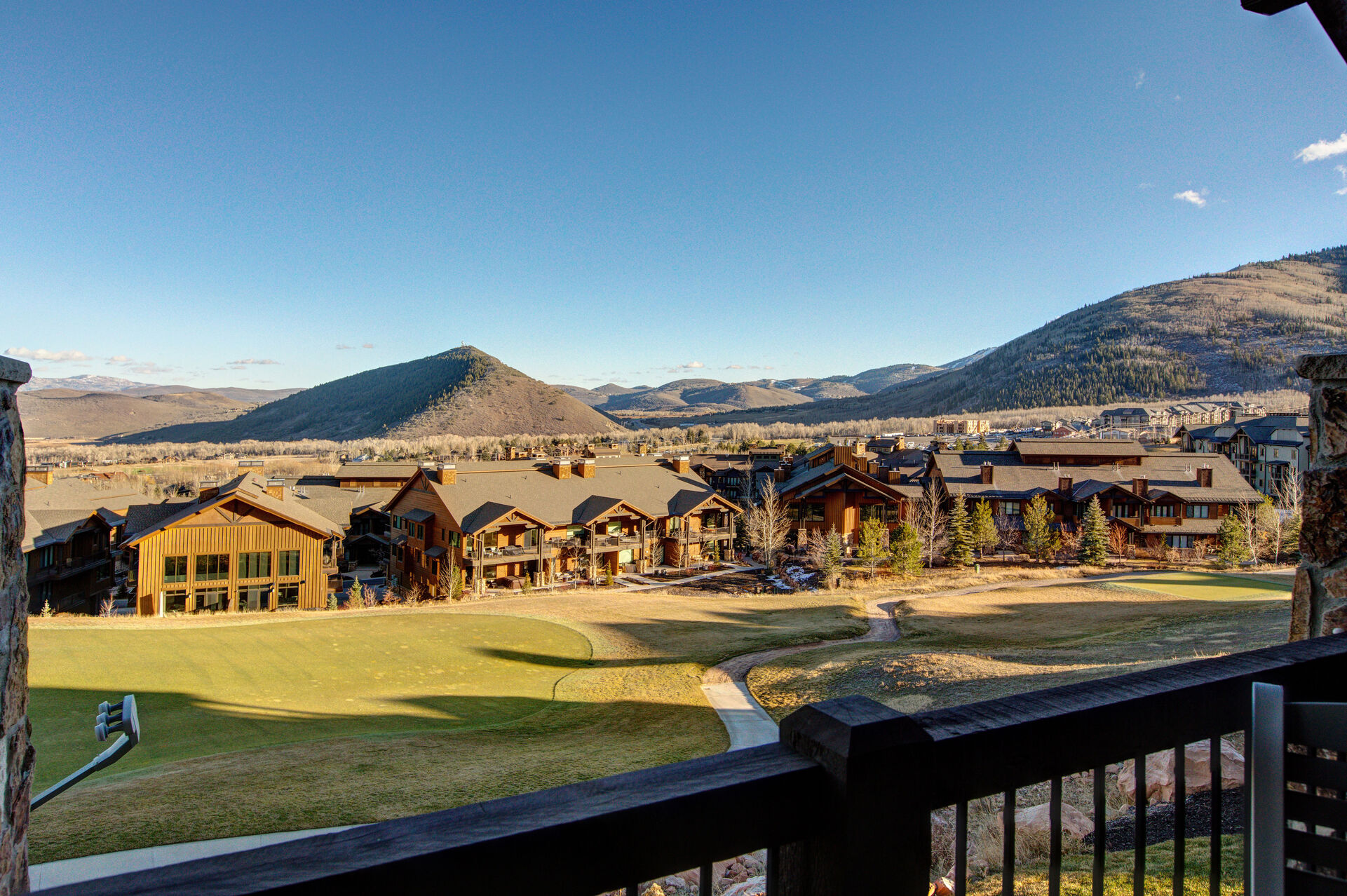 Golf Course and Mountain Views