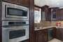Great appliances and cabinetry in the kitchen