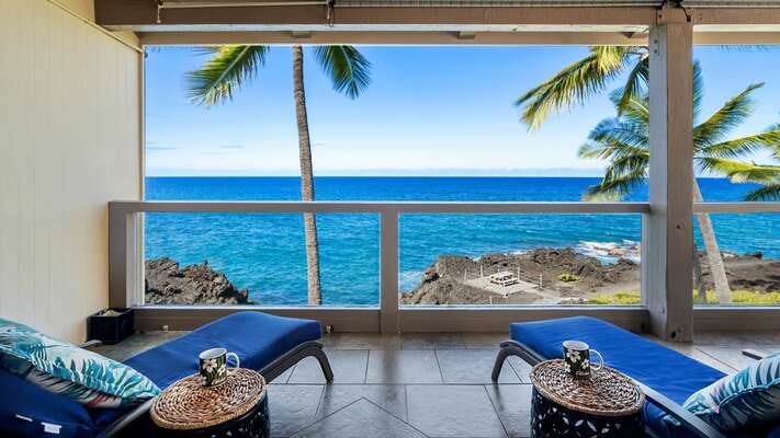 Relax in comfort at this ocean front location