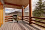 Private Deck off Living Room with BBQ grill and hot tub overlooking the Deer Valley Slopes
