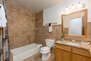 Lower Level Full Bathroom with tub/shower combo
