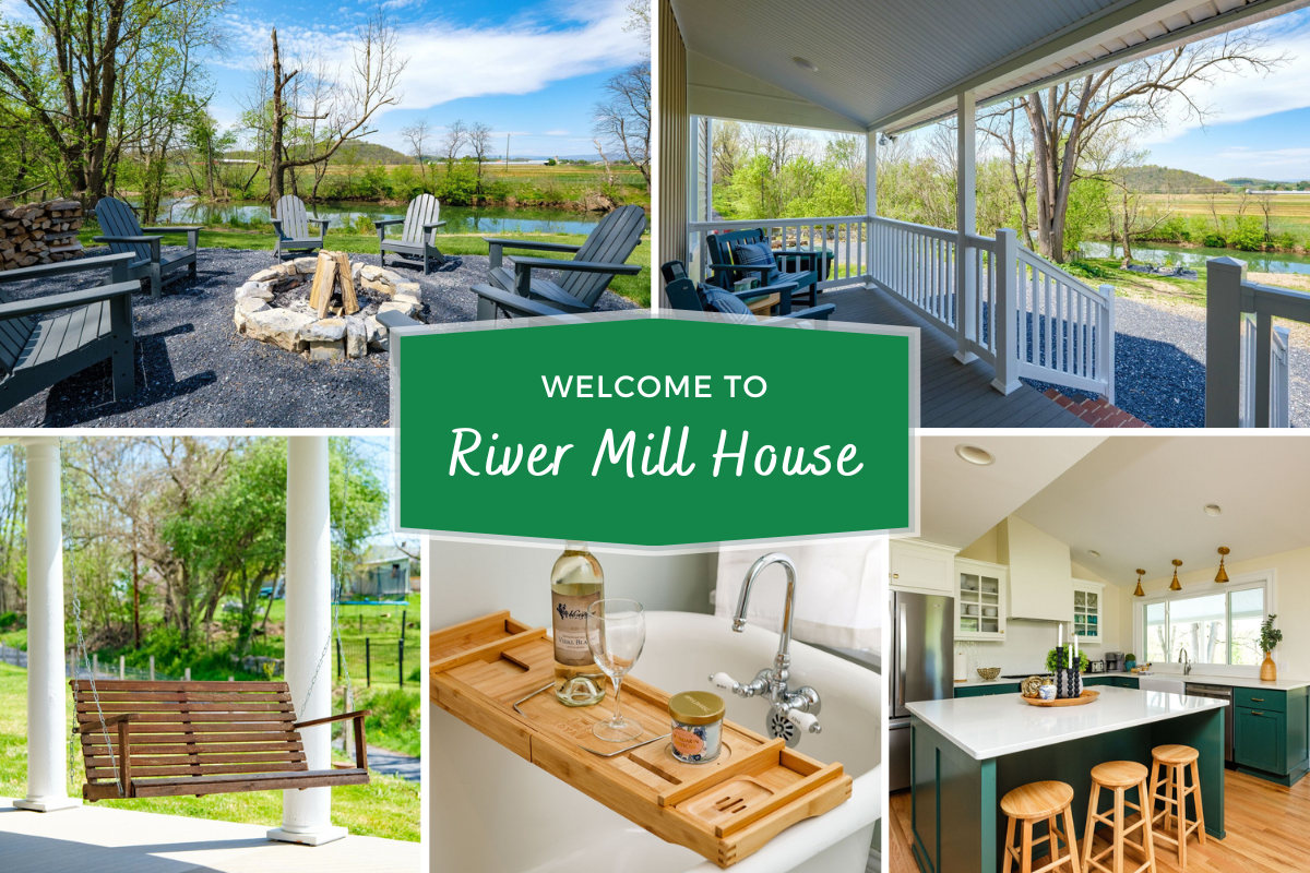 River Mill House -Riverside Historical Home in the beautiful Shenandoah Valley