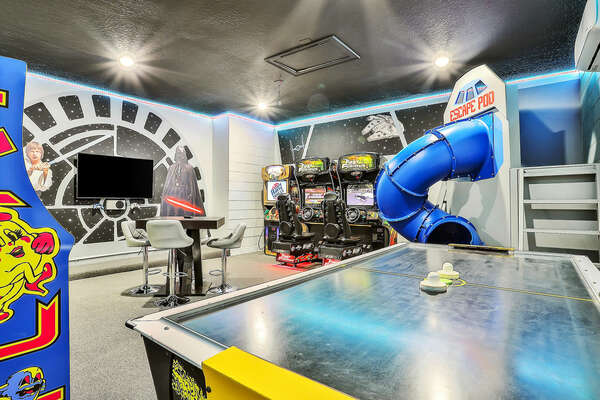 Enjoy some friendly competition in the game room