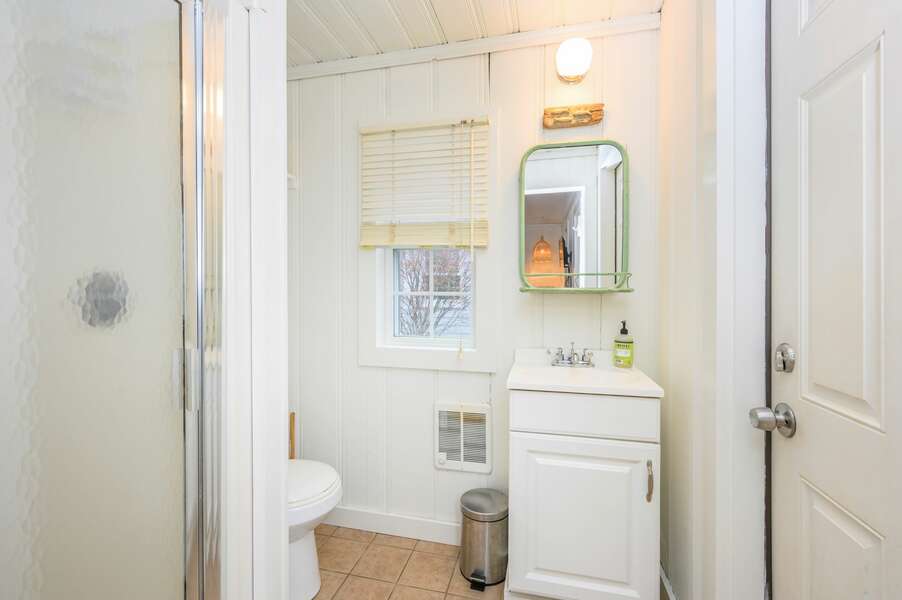 Bathroom #1 - Full bathroom with glass enclosed shower - 22 Follins Pond Dennis Cape Cod