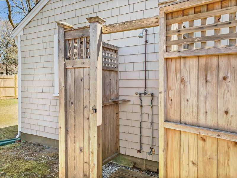 Large outdoor shower at-60 Lyman Lane-South Yarmouth-Cape Cod