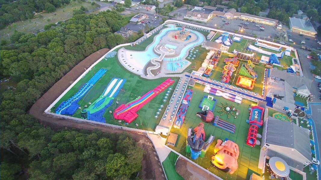 Overview of Cape Cod Inflatable Park - South Yarmouth-Cape Cod