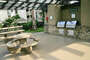 1 of 2 large commercial grilling areas that's maintained daily
