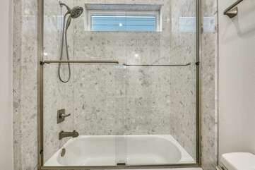 Bathroom adjacent to 2nd bedroom on Main Level, Shower/Tub combo
