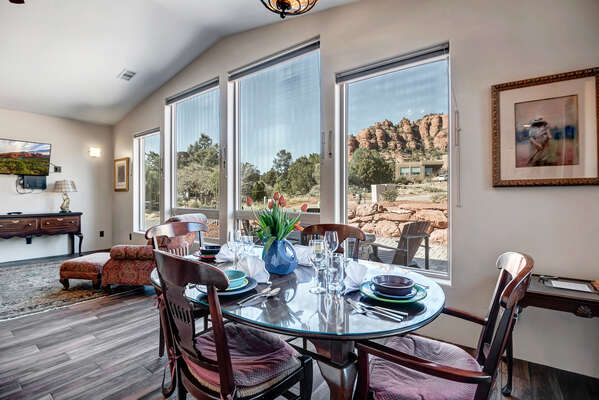 Expansive Windows with Stunning Red Rock Views