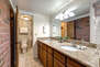 Master Bathroom with double sinks, and tub/shower combo