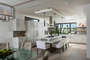 Open kitchen/dining concept