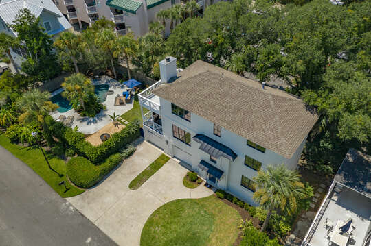 Aerial view of Southern Bell Villa