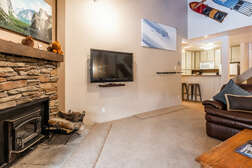 Living Room, Queen Sleeper Sofa, Fireplace (Wood Burning), Flatscreen TV