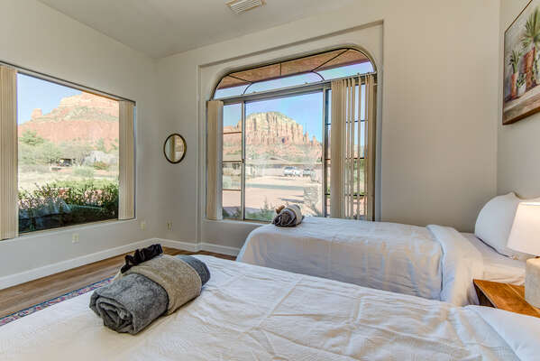 Bedroom 3 with Red Rock Views