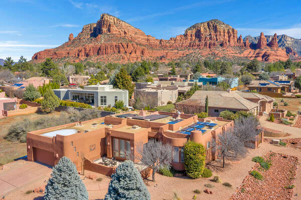 Quiet Neighborhood with a Fabulous Red Rock Vista Backdrop